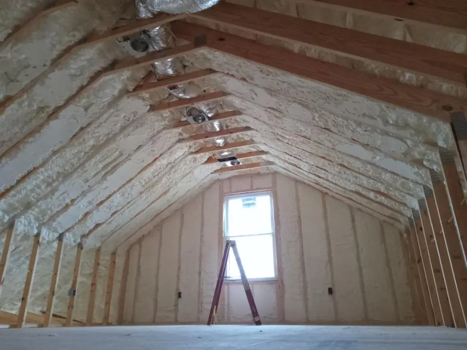 Spray foam roofing application for Crawl Space Insulation project in Camp Verde
